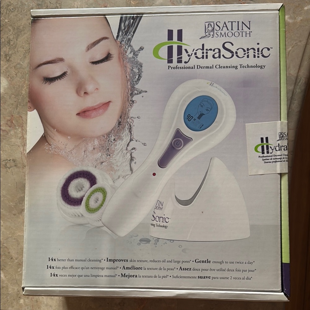 Satin Smooth HydraSonic Cleansing Device